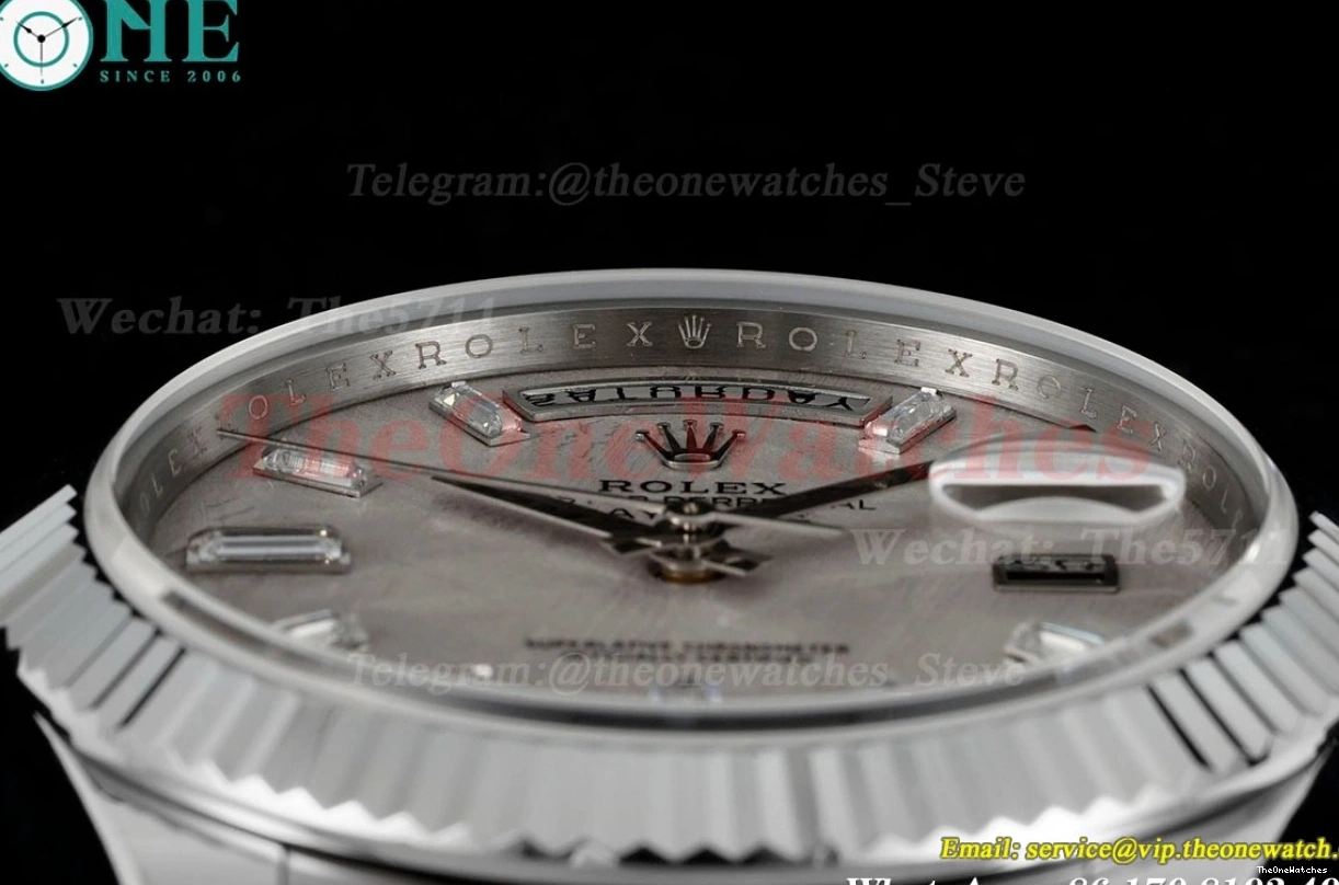 SS V4 (Gain VR3255 Dial Meteorite Weight) 228236 SS DayDate 40mm JDF 0206